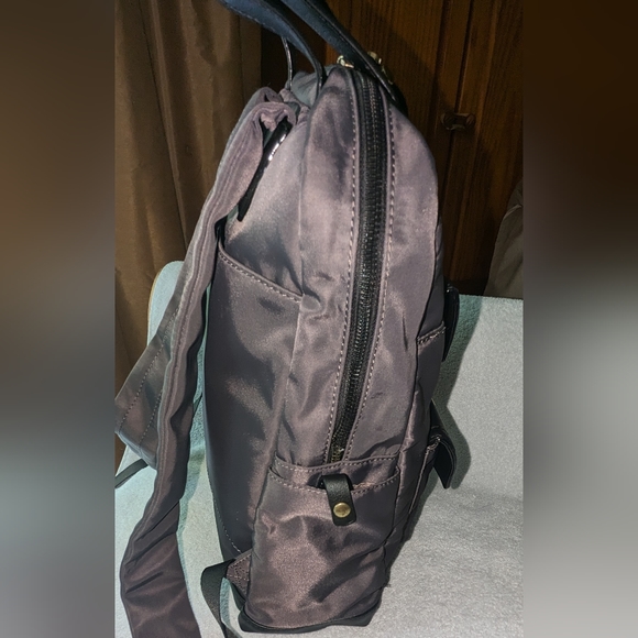 Tutilo charcoal gray with black trim backpack. main image 12